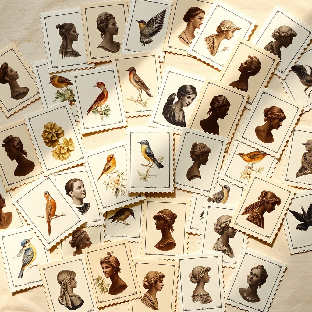 Heirloom Postage Stamp Set