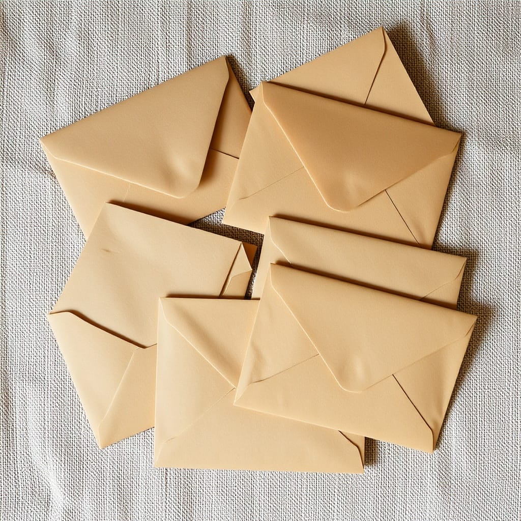 Distressed Kraft Envelope Set